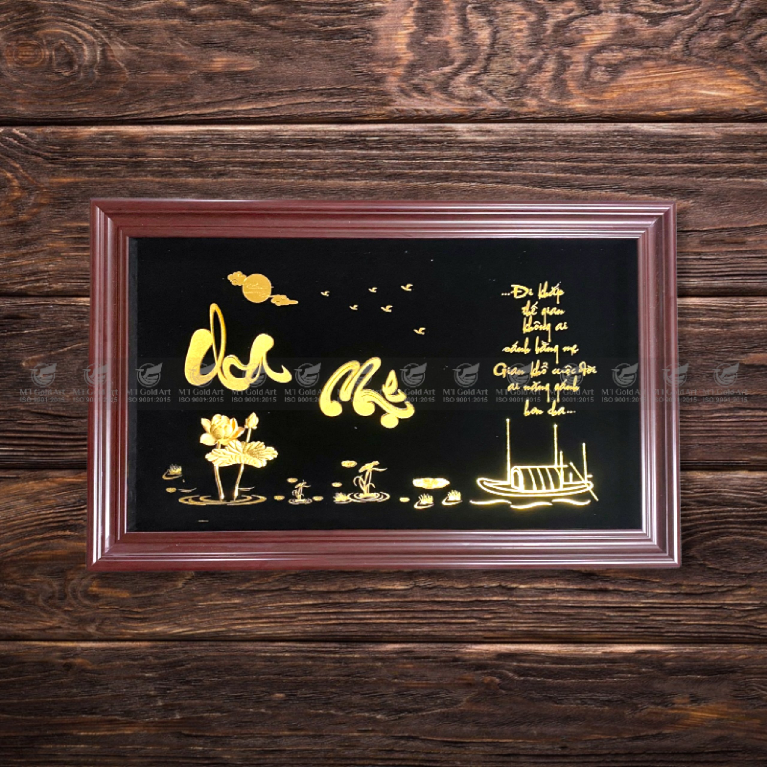 tranh chu cha me 40x65